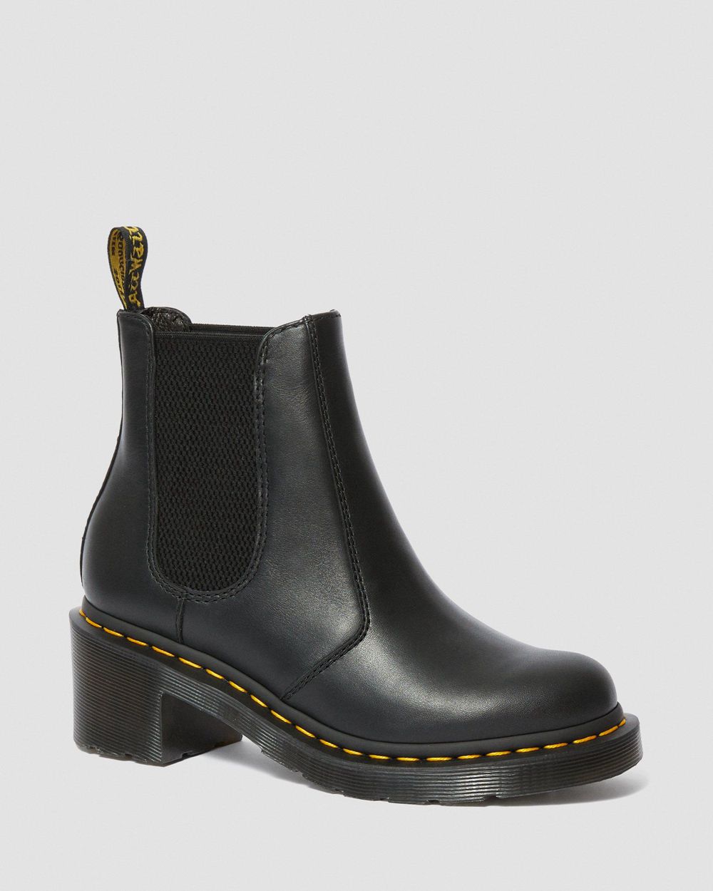 Dr Martens Cadence Kožené Heeled Chelsea Boots Damske ( Čierne ) SK 162-TFQZHI